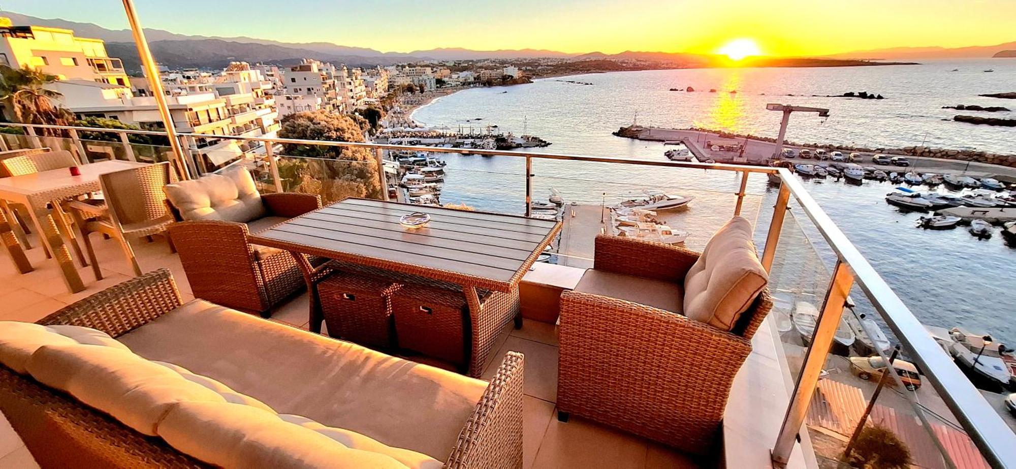 Apartmán Panoramic Sea View Chania  Exteriér fotografie