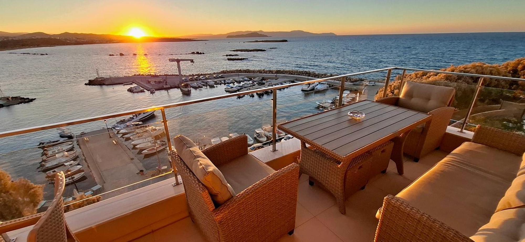 Apartmán Panoramic Sea View Chania  Exteriér fotografie